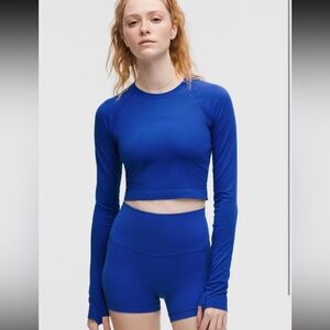 Lululemon Swiftly Tech Cropped Long Sleeve Shirt 2.0 NWT